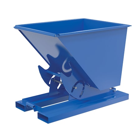 Vestil HOPPER W/O BUMP & DUMP LD .50 CU 2K BLUE D-50-LD-NB